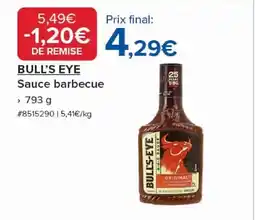 Costco BULL'S EYE Sauce barbecue offre
