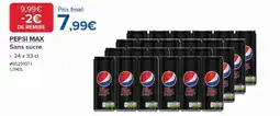 Costco PEPSI MAX Sans sucre offre