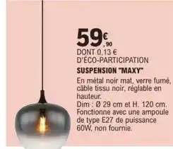 E.Leclerc Brico Dim - suspension maxy offre