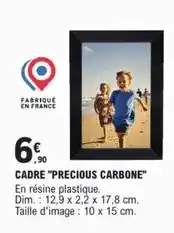 E.Leclerc Brico Dim - cadre precious carbone offre