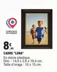 E.Leclerc Brico Dim - cadre luna offre