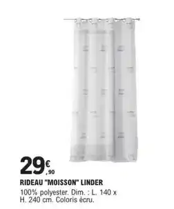 E.Leclerc Brico Dim - rideau moisson offre