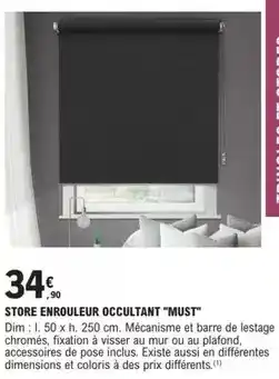 E.Leclerc Brico Dim - store enrouleur occultant mist offre