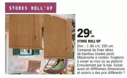 E.Leclerc Brico Dim - store roll'up offre