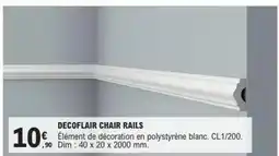 E.Leclerc Brico Dim - decofair chair rails offre