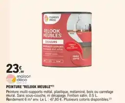 E.Leclerc Brico Peinture relook meuble offre