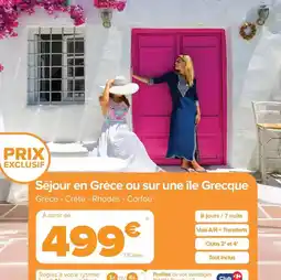 Carrefour Express Séjour en grèce ou sur une île grecque offre