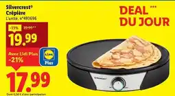 Lidl Lidl - silvercrest crêpière offre