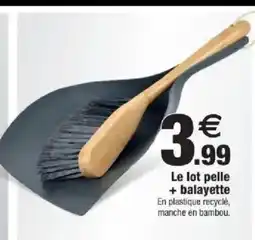 Bazarland Le lot pelle + balayette offre