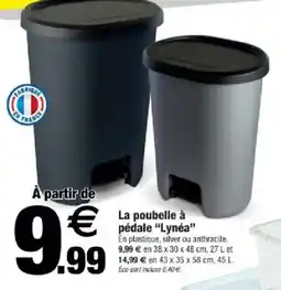 Bazarland La poubelle à pédale Lynéa offre