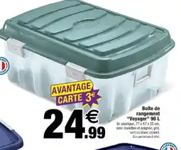 Bazarland Boîte de rangement Voyager offre