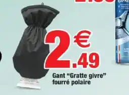 Bazarland Gant Gratte givre fourré polaire offre