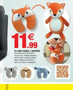 Bazarland Le cale-nuque / peluche offre
