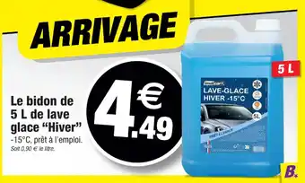 HIVER Le bidon de 5 L de lave glace