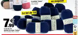 Bazarland Le lot de 10 pelotes de lain Celias offre
