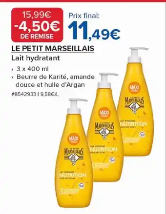 LE PETIT MARSEILLAIS Lait hydratant