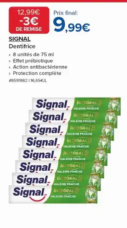 Costco SIGNAL Dentifrice offre
