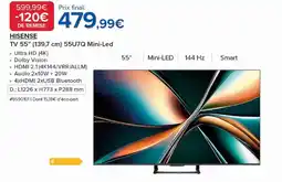 Costco HISENSE TV 55" (139,7 cm) 55U7Q Mini-Led offre