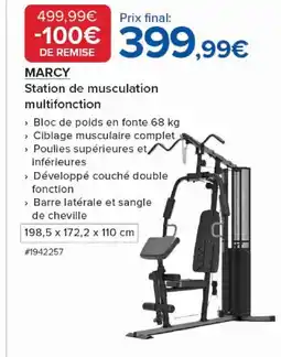 Costco MARCY Station de musculation multifonction offre