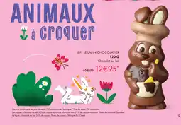 Jeff de Bruges Jeff le lapin chocolatier offre