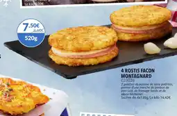 Gel 2000 4 rostis facon montagnard offre