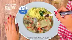 Gel 2000 Colin d'alaska sauce citron et riz aux petits legumes offre