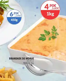 Gel 2000 Brandade de morue offre