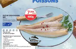 Gel 2000 Filet de colin d'alaska msc offre