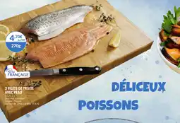 Gel 2000 3 filets de truite avec peau offre