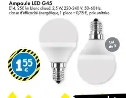 TEDi Ampoule LED G45 offre