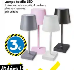 TEDi Lampe tactile LED offre