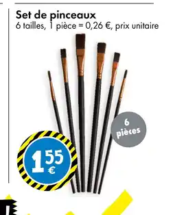 TEDi Set de pinceaux offre