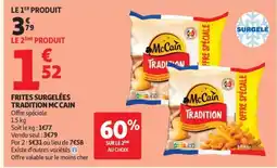Auchan MCCAIN Frites surgelées tradition offre