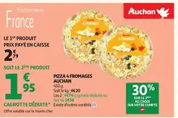 Auchan Pizza 4 fromages auchan offre