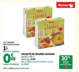 Auchan AUCHAN Velouté de légumes offre