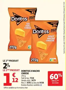 Auchan Doritos x nacho cheese offre