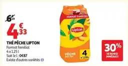 Auchan LIPTON The pêche offre