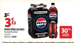 Auchan PEPSI Zéro sucres offre