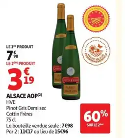 Auchan Alsace aop offre