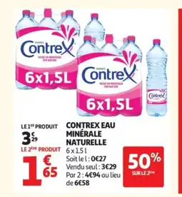 Auchan CONTREX Eau minérale naturelle offre