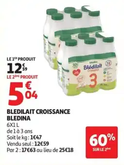Auchan Bledilait croissance bledina offre