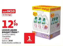 Auchan Lessive liquide bouquet persil offre