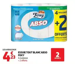 Auchan Essuie tout blanc abso foxy offre