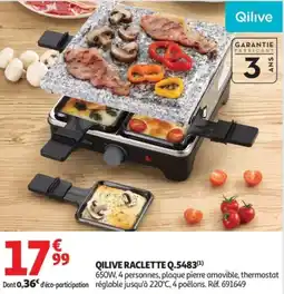 Auchan Qilive raclette q.5483 offre