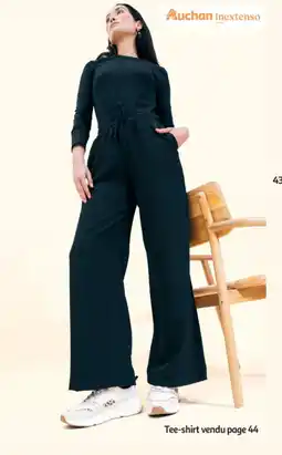Auchan Pantalon femme inextenso offre