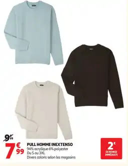 Auchan INEXTENSO Pull homm offre