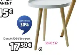 JYSK BAKKEBJERG Bout de canapé offre