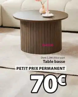 JYSK SPODSBJERG Table basse offre