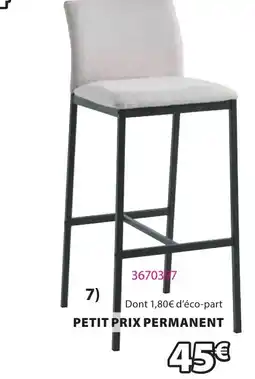 JYSK ARNUM Chaise de bar offre