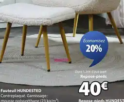 JYSK HUNDESTED Repose-pieds offre